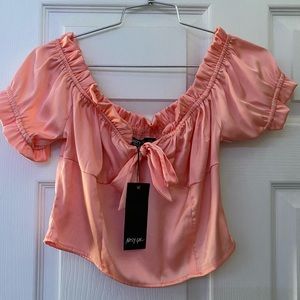 Nasty Gal Short and Sweet Satin Bodice